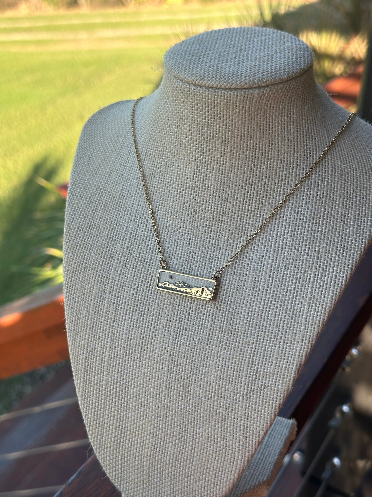 24K Gold Plated Scenic Necklace